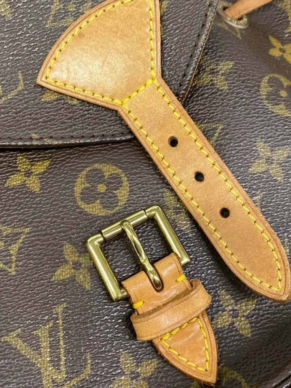 LOUIS VUITTON Montsouris MM M51136 Monogram SP1917 Backpack Monogram Canvas